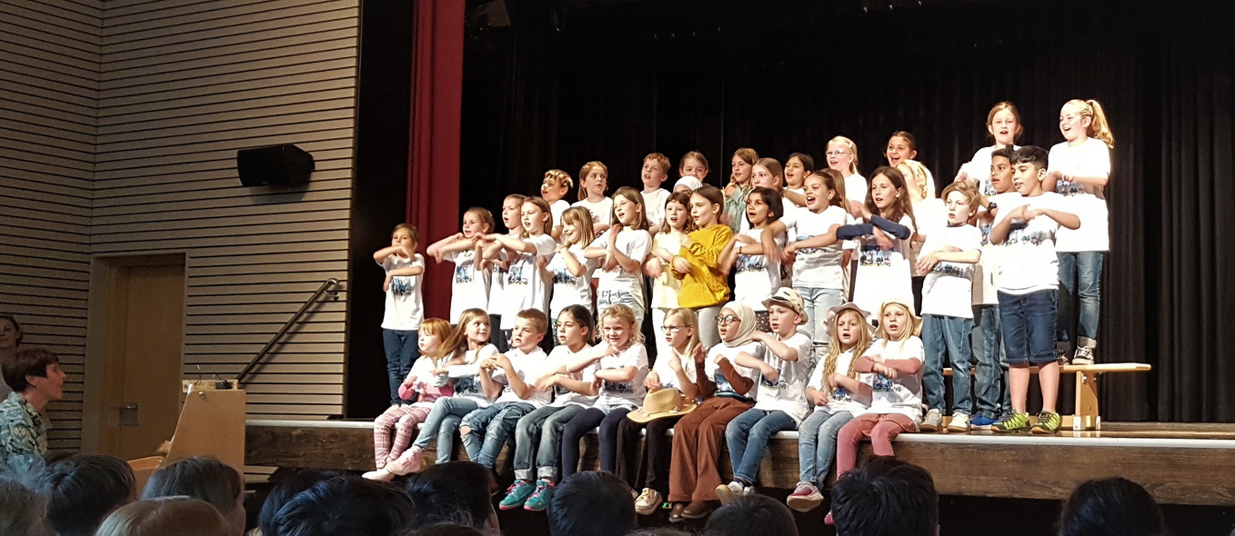 Auftritt des Projekt Schulchors