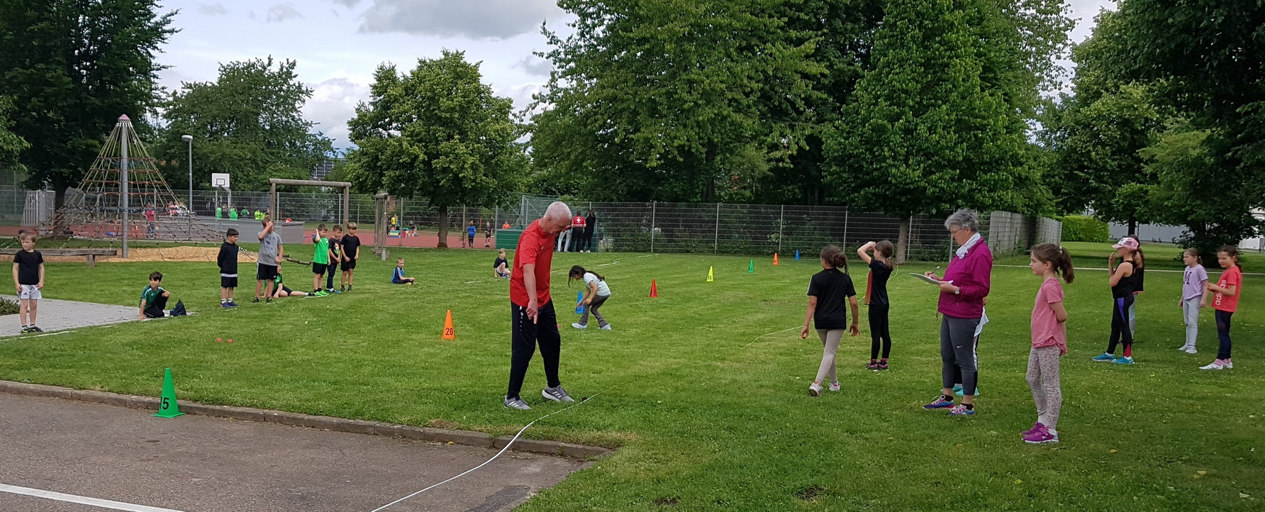 Weitwurf bei den Bundesjugendspielen